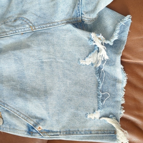 Wild Fable Distressed Jeans Shorts Overall - Picture 12 of 12